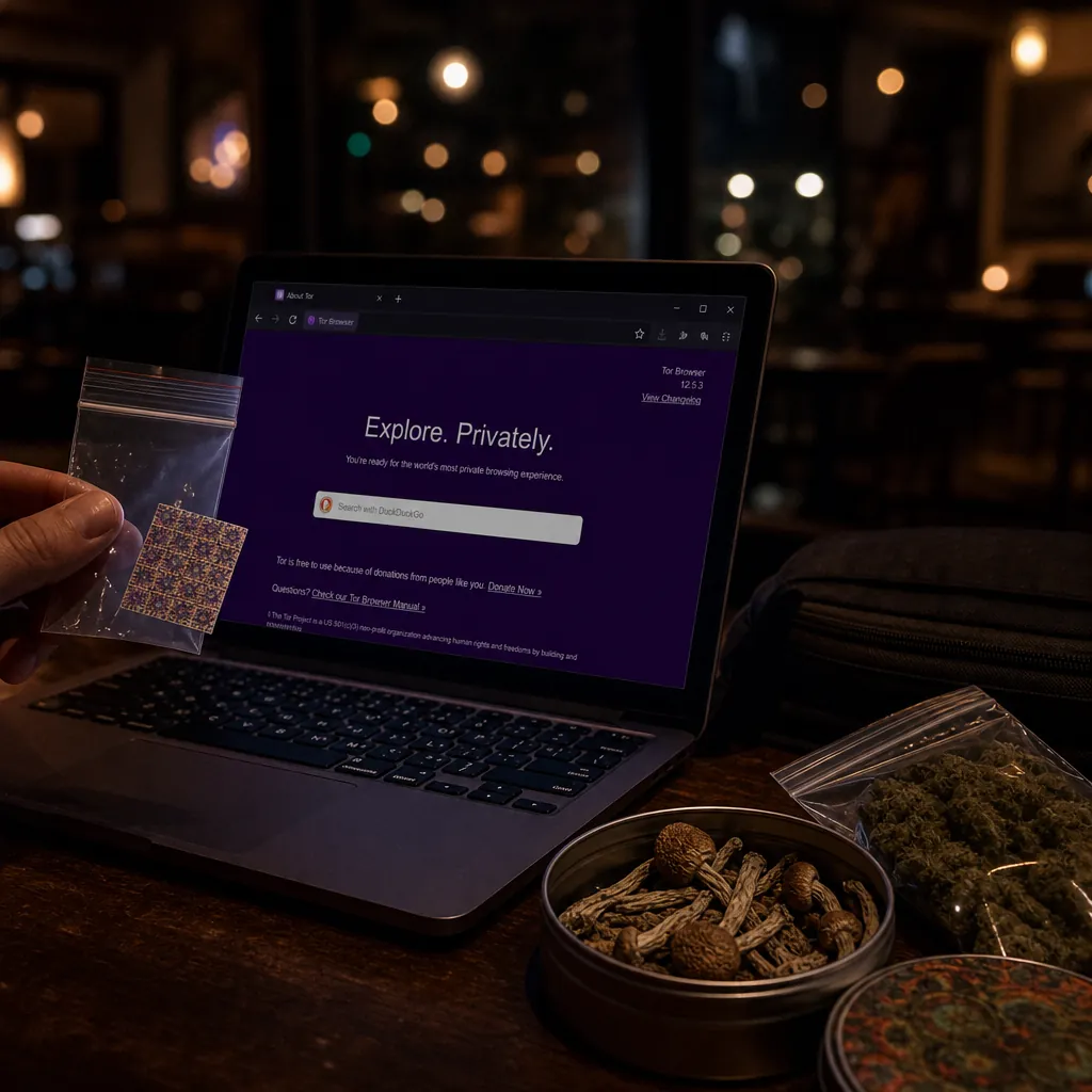 Dark market list interface preview