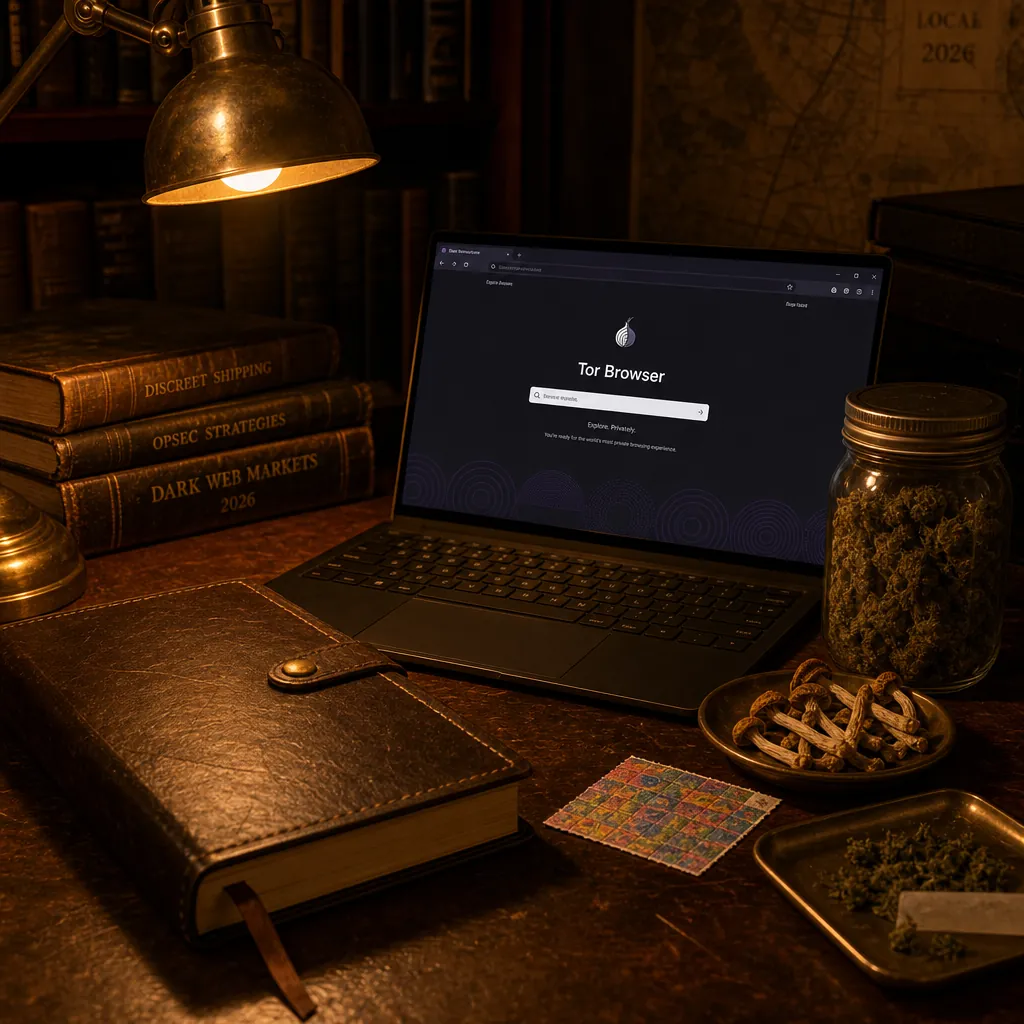 Dark web drug marketplace interface preview