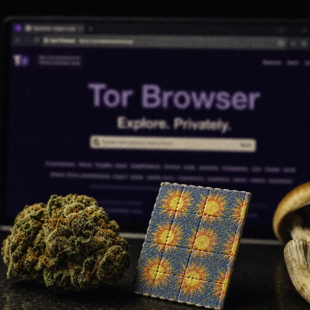 Dark web link interface preview