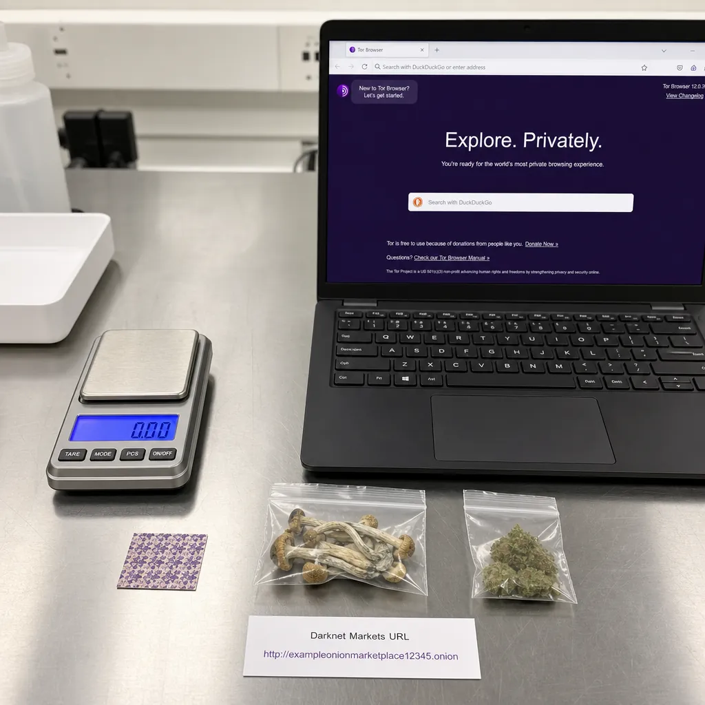 Dark web market interface preview