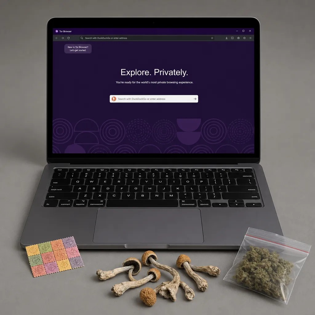 Dark web sites interface preview