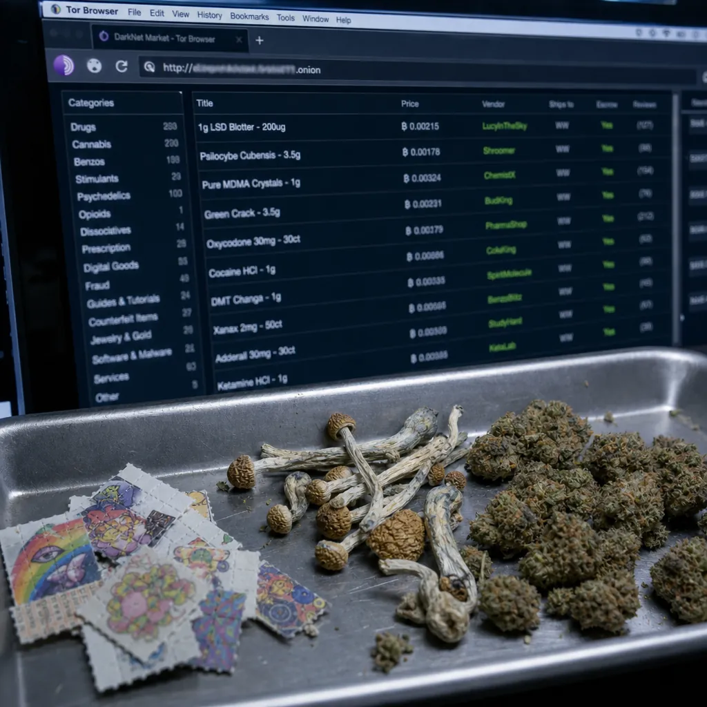 Darknet drug links interface preview